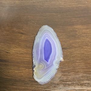 Slice of amethyst geode